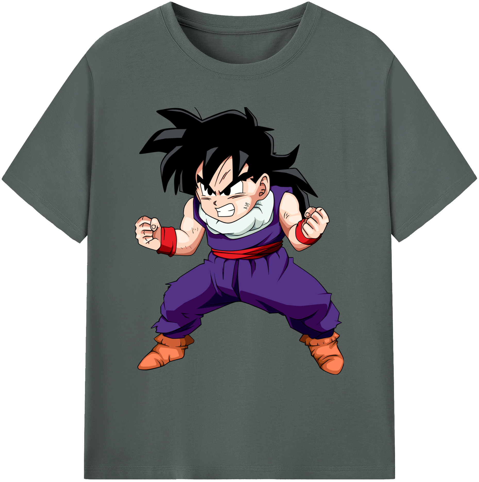 （画像用） ドラゴンボール 孫 悟飯（そんごはん）DRAGON BALL Son Gohan 綿100％ メンズ半袖Tシャツ｜肌触りやわらか＆通気性